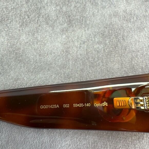 Gucci Sunglasses GG0142SA 002 Women S Havana Gucci Eyewear - Picture 7 of 11